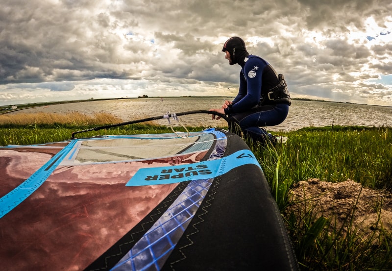 Alrø Dæmning windsurfing Anders Erland Rasmussen