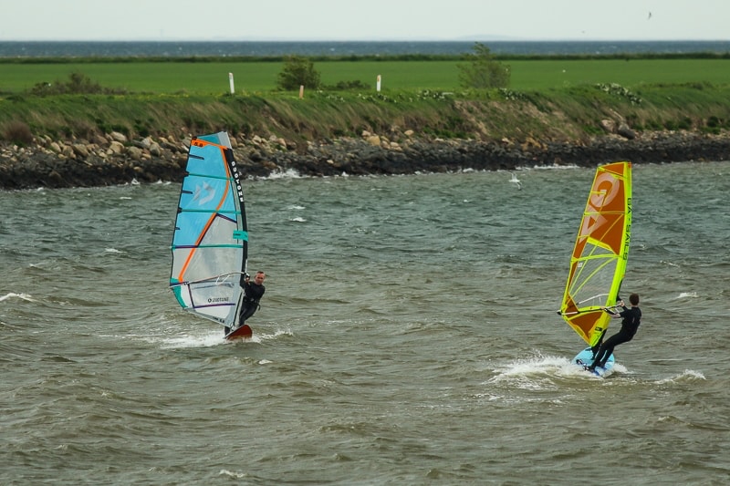 Windsurfing begyndervenligt Alrø Dæmning