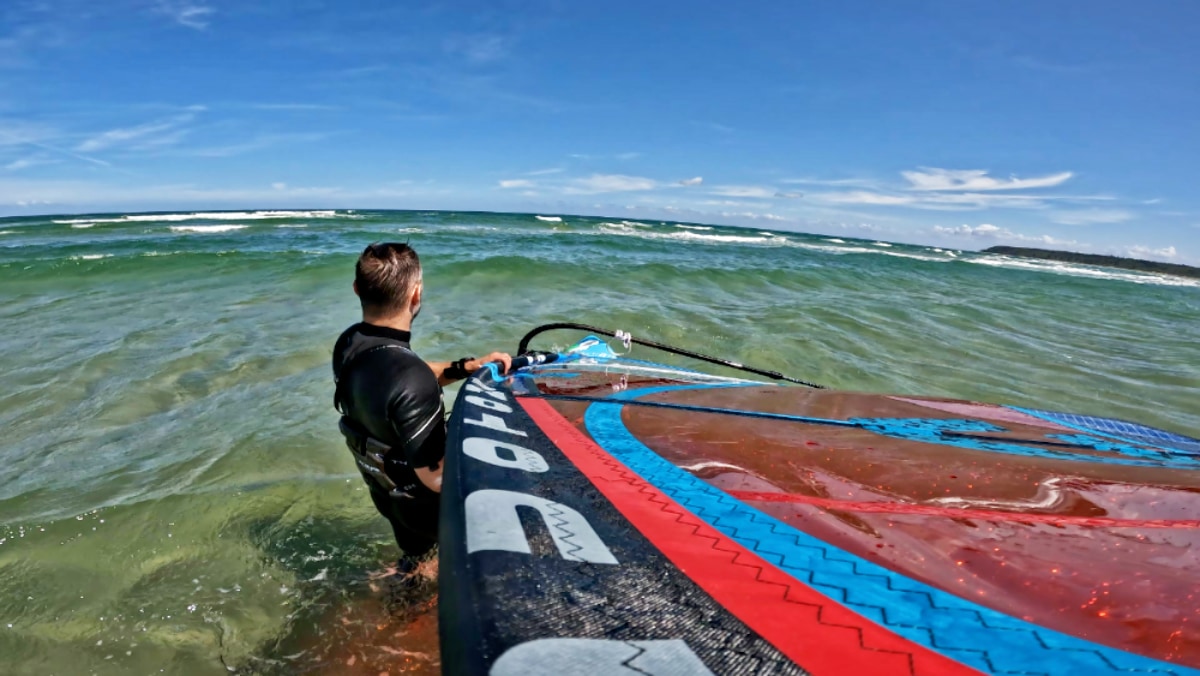 Bønnerup Strand Sommer windsurf