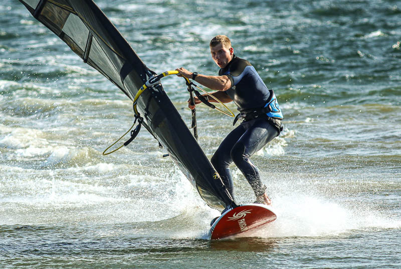 Johan Søe windsurfer