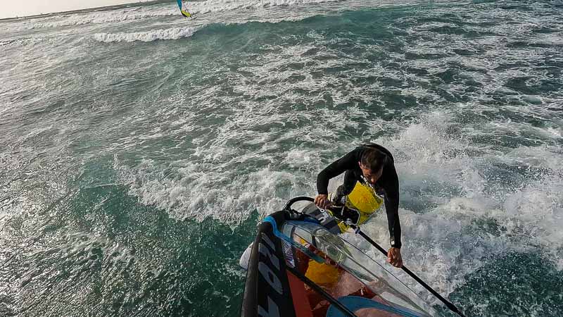 windsurfer Anders Rasmussen waveride Hanstholm