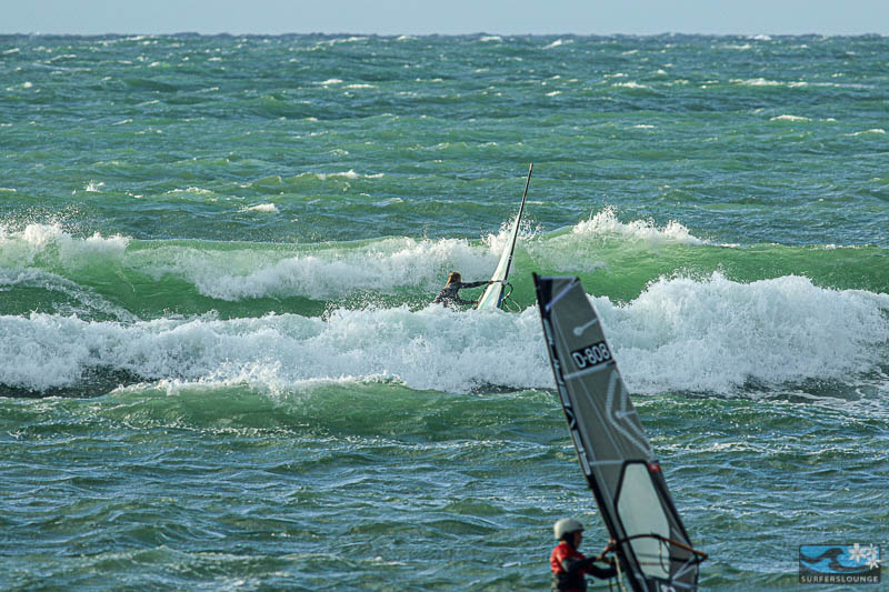 Stine Marie Bøttern windsurfing Hanstholm