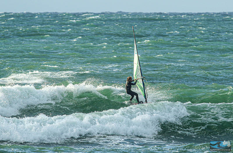 Stine Marie Bøttern windsurfing Hanstholm