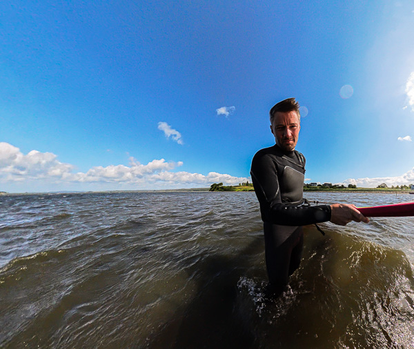 Anders E. Rasmussen windsurfer Alrø Dæmning