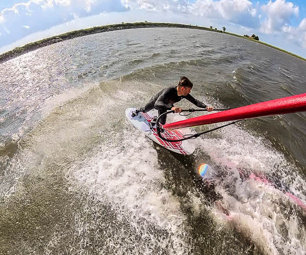 E-slider windsurfing Anders E. Rasmussen F2
