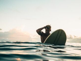 Surfers ear - surfers øre. Windsurfing.